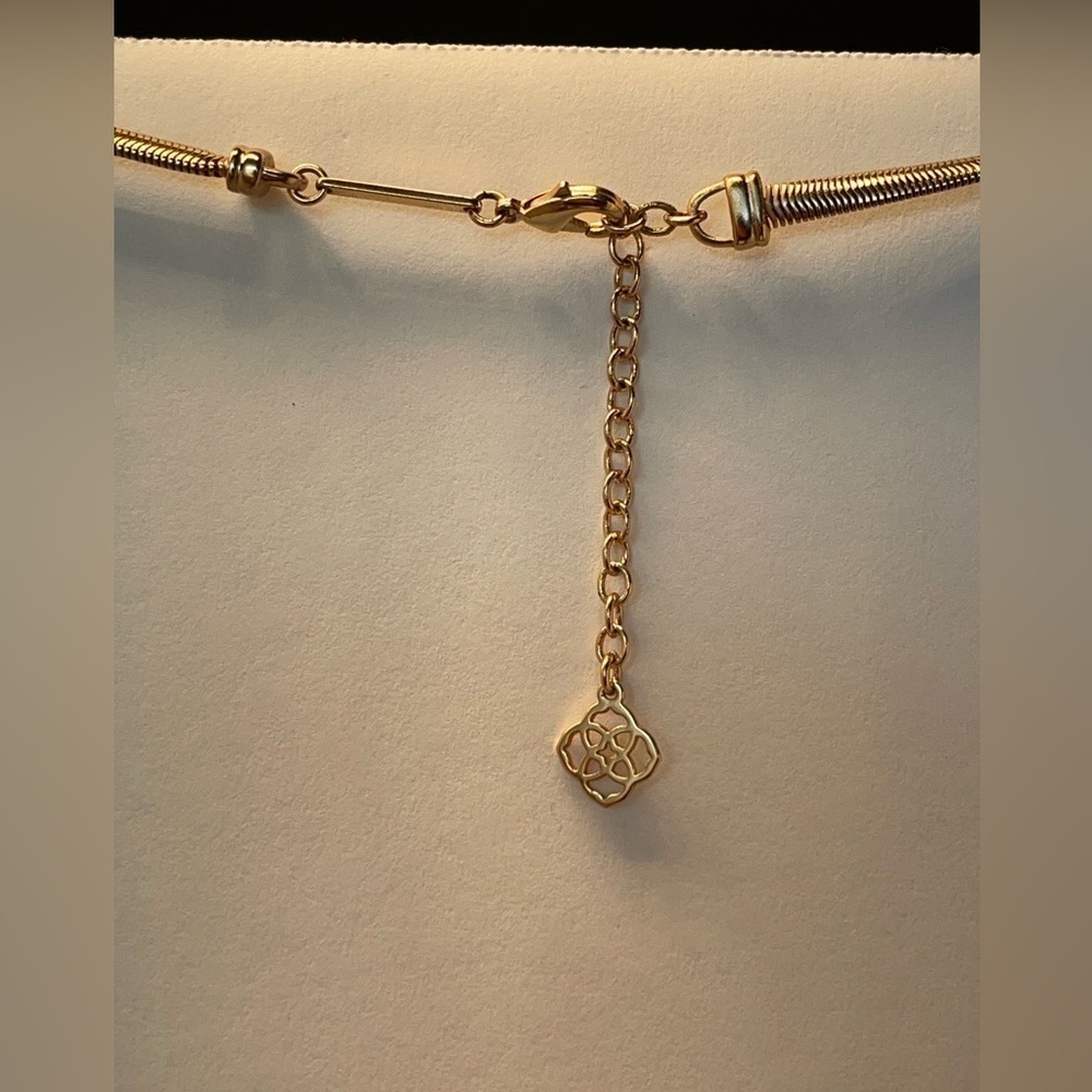 Kendra Scott long necklace gold tone - Picture 5 of 12